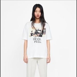 Zara Oversized The Devil Wears Prada T-shirt